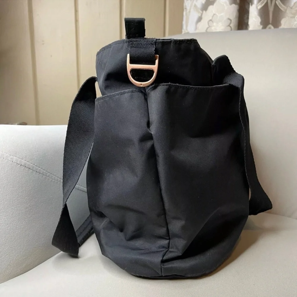 Ju-Ju-Be Encore Tote Black Diaper Bag Nylon Carry All Bag